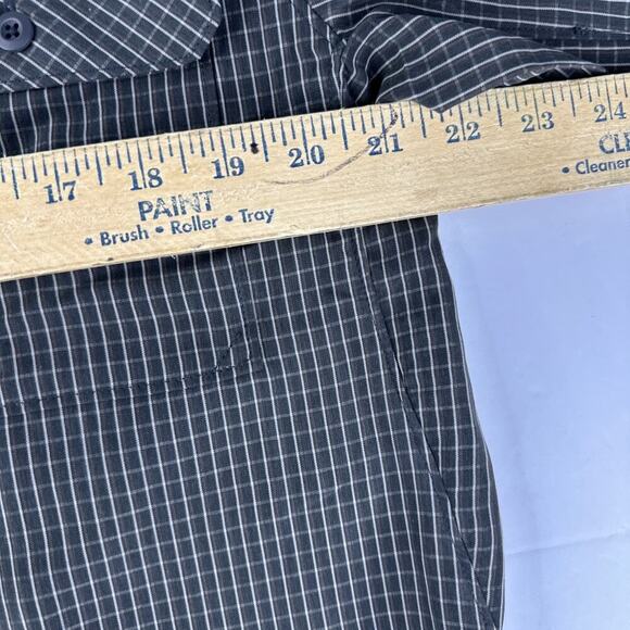 Propper Men Covert Dress Shirt Size M Black Tactical Conceal Carry Short Sleeve - Picture 6 of 8